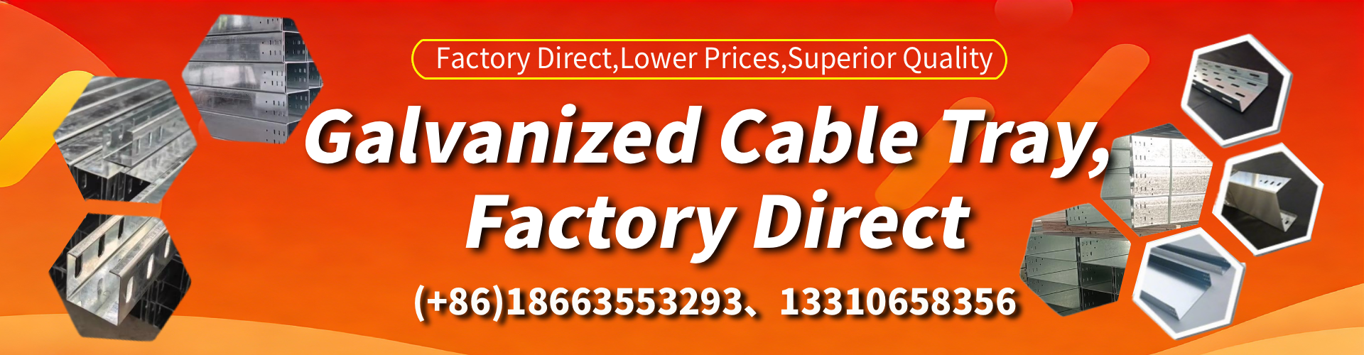 Orange Galvanized Cable Tray Manufacturer